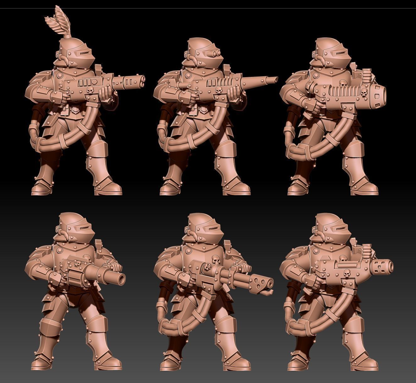 Feudal Guard - Elite infantry 3D print model_4