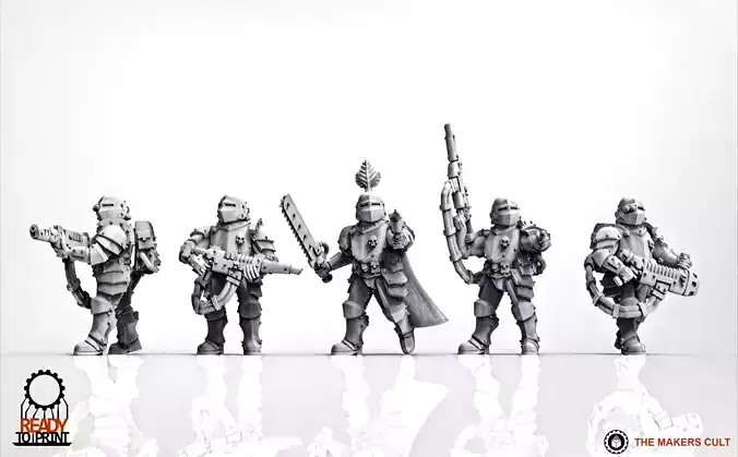 Feudal Guard - Elite infantry 3D print model
