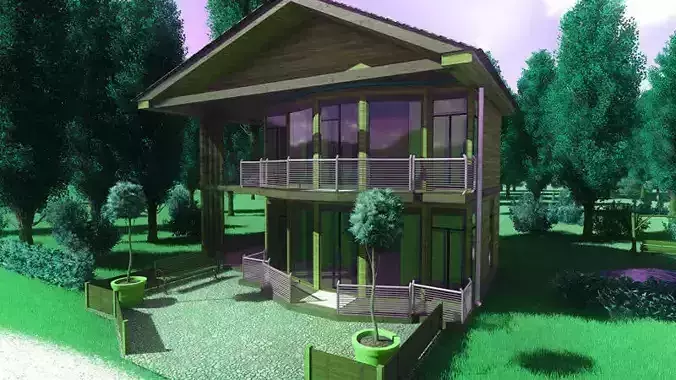 Wooden House no texture