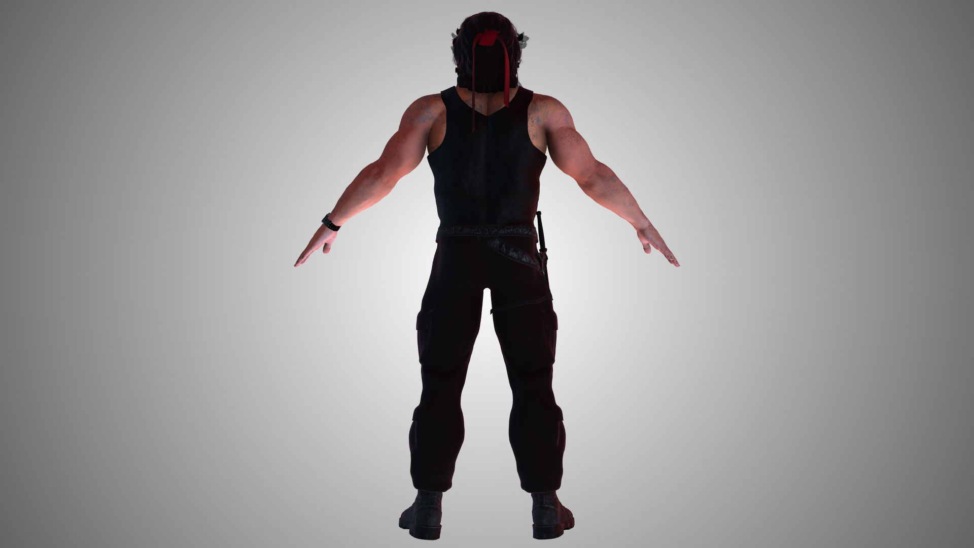 John Rambo - Sylvester Stallone 3D model_10