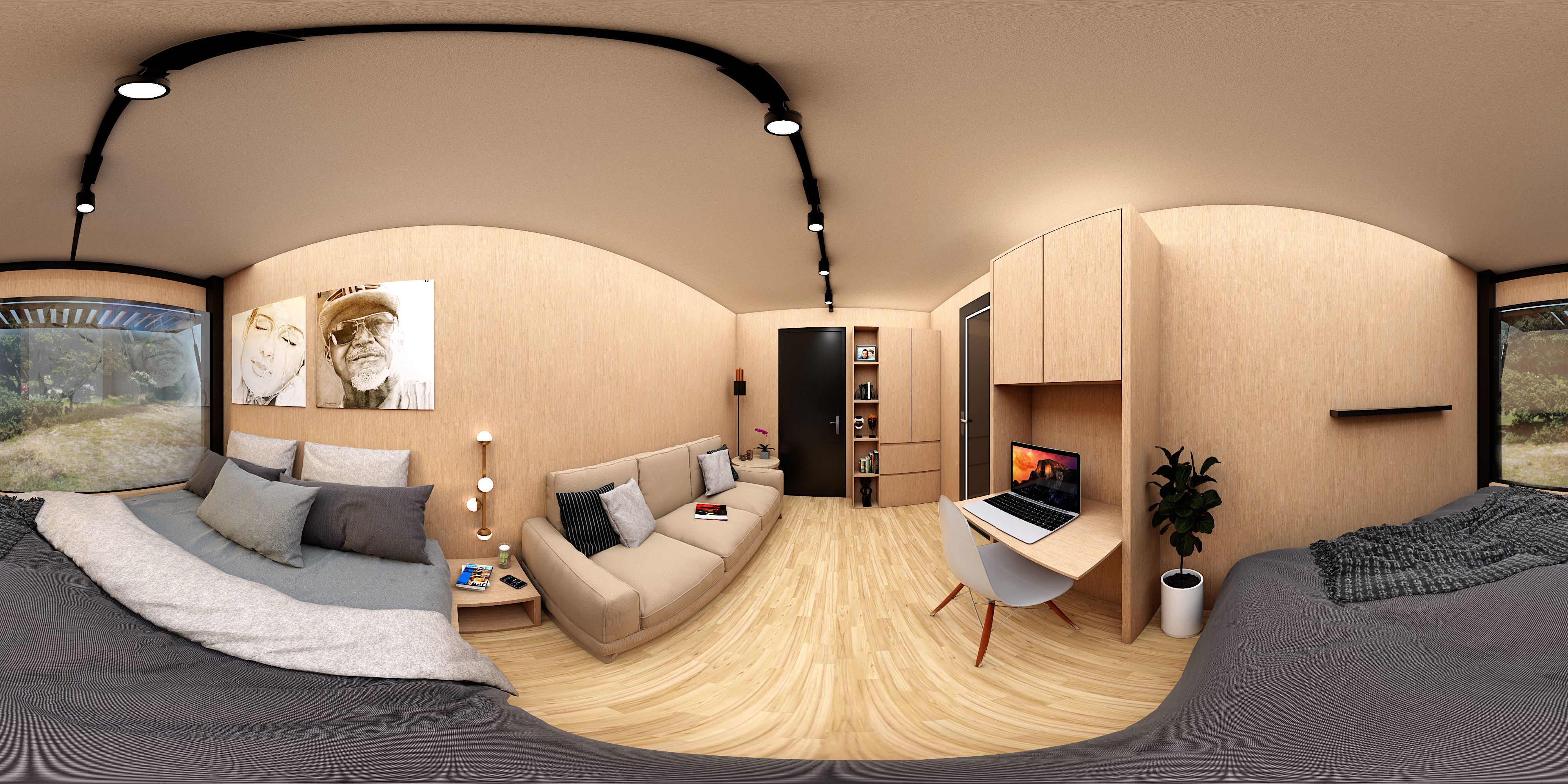 container hotel 3d model Low-poly 3D model_15