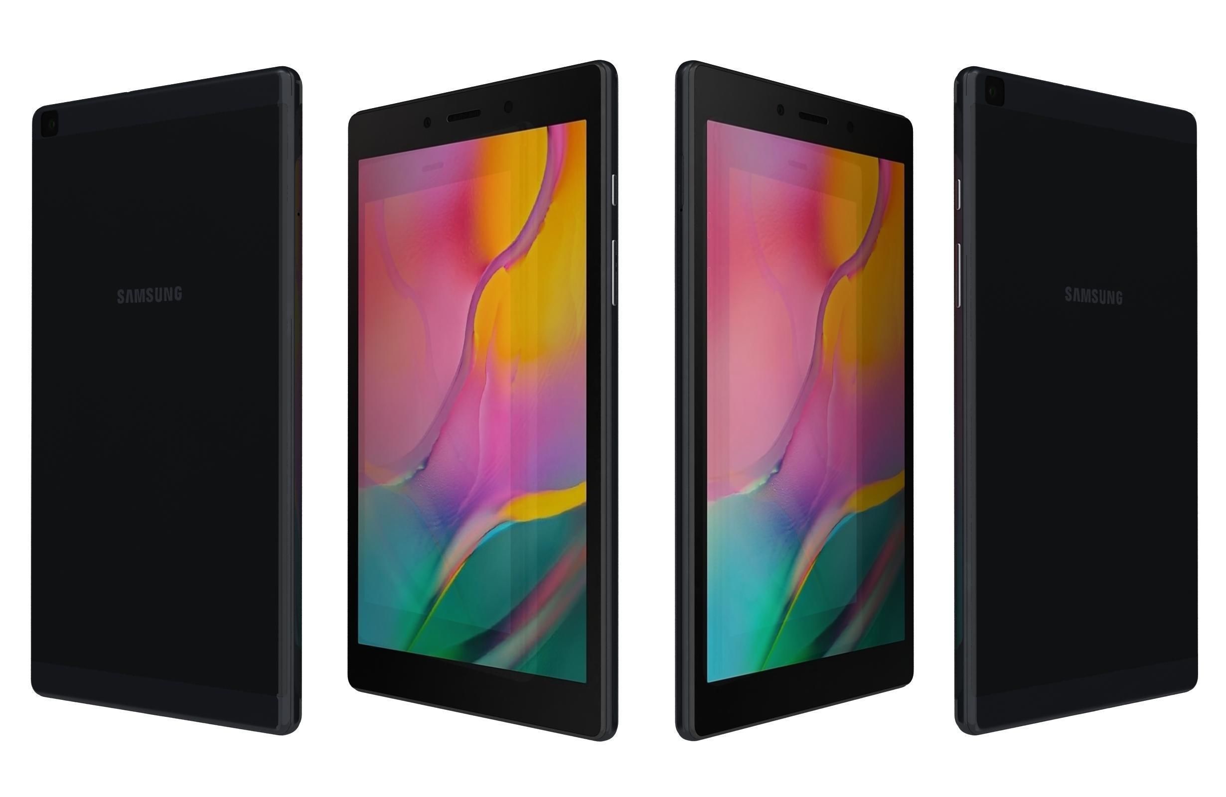 Samsung Galaxy Tab A 8 0 2019 Black 3D model_1