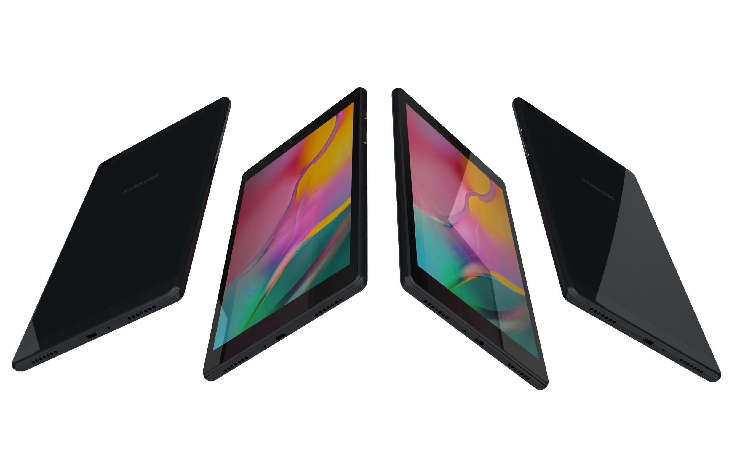Samsung Galaxy Tab A 8 0 2019 Black 3D model_6