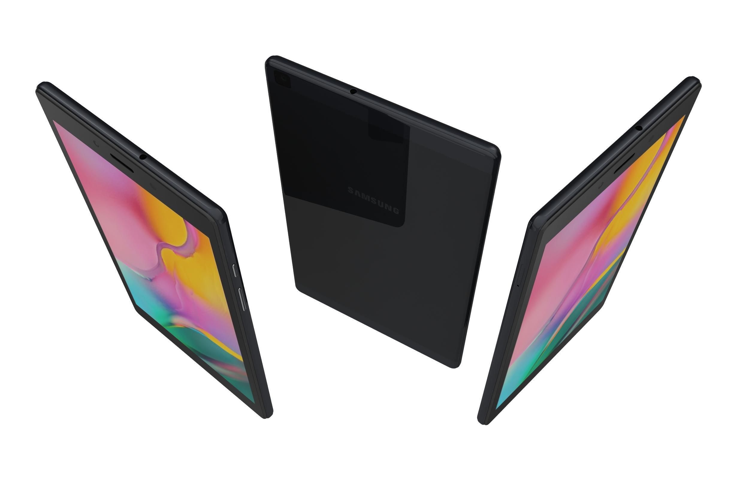 Samsung Galaxy Tab A 8 0 2019 Black 3D model_18