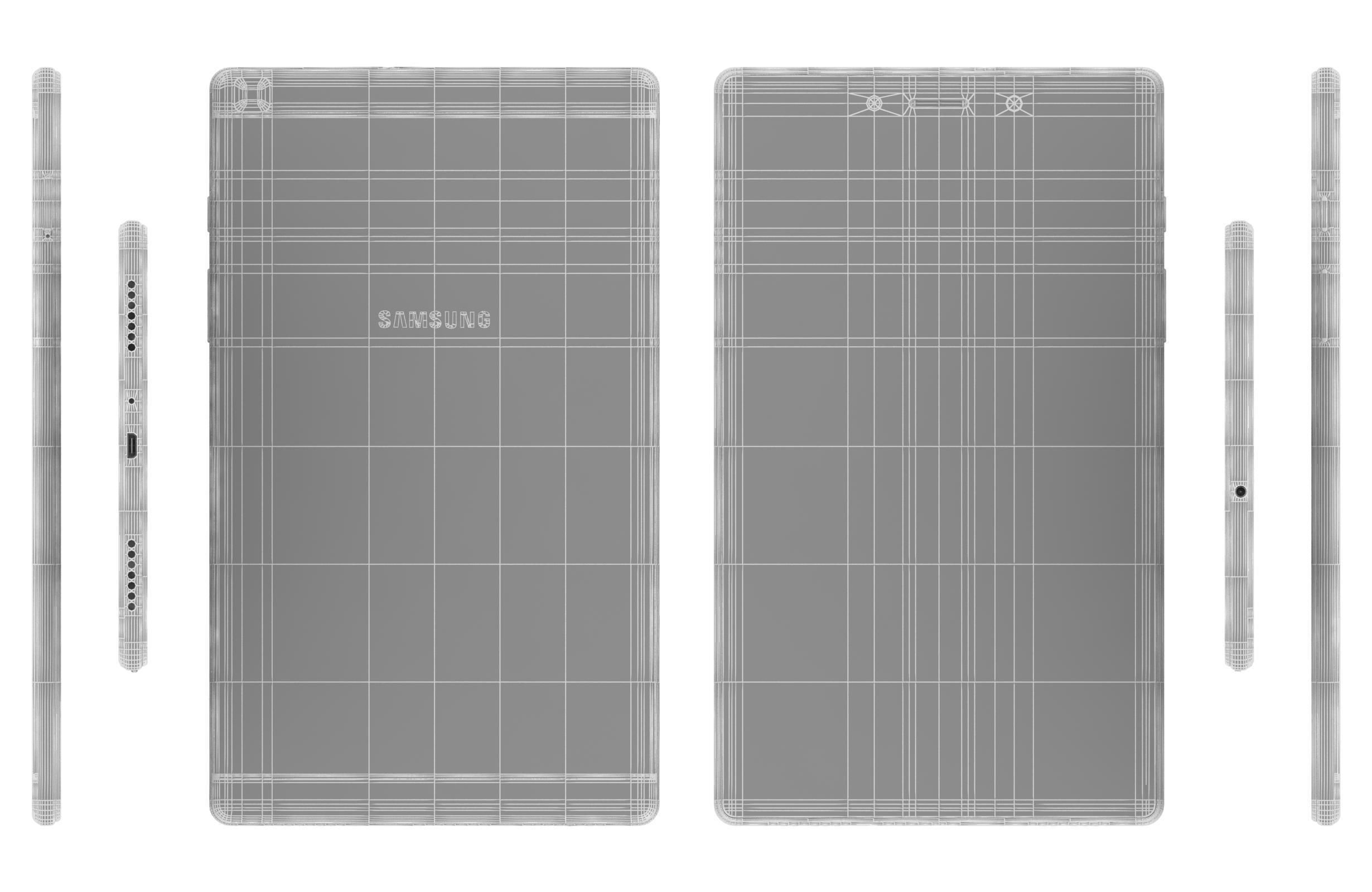 Samsung Galaxy Tab A 8 0 2019 Black 3D model_13