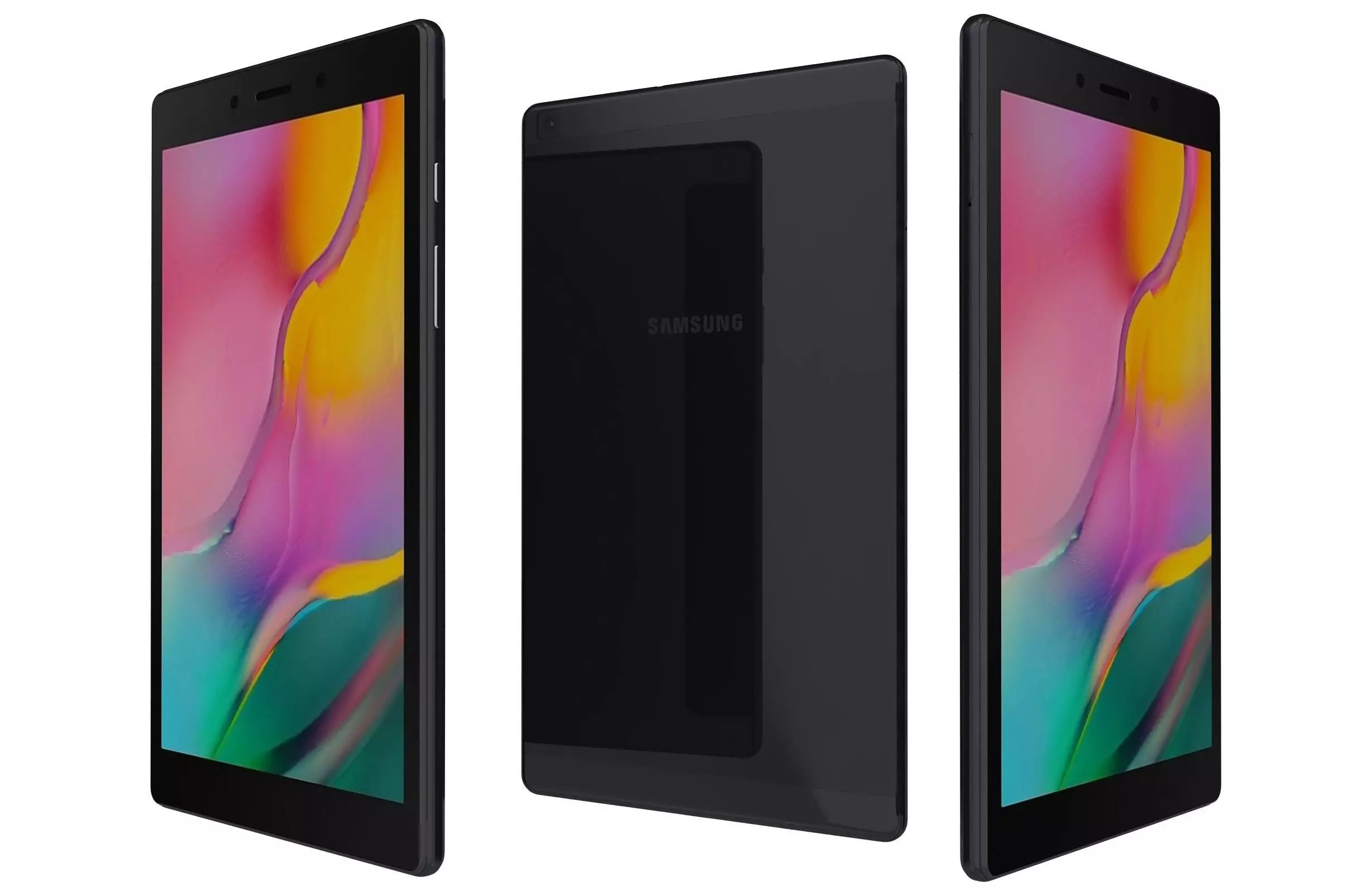 Samsung Galaxy Tab A 8 0 2019 Black 3D model_0