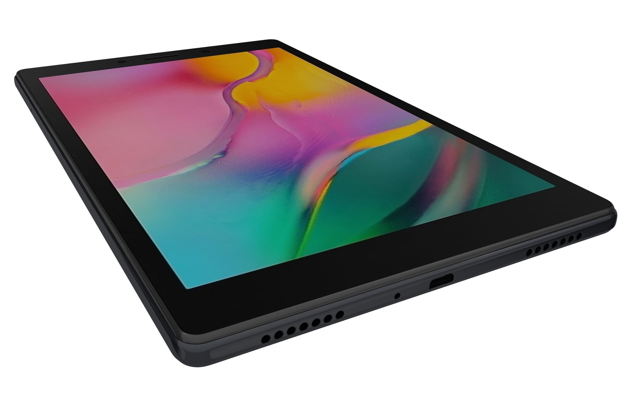 Samsung Galaxy Tab A 8 0 2019 Black 3D model_7