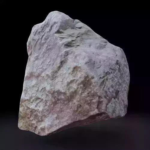 Rock 3D model - Photoscanned PBR Textures - Low and High Low-poly 3D model