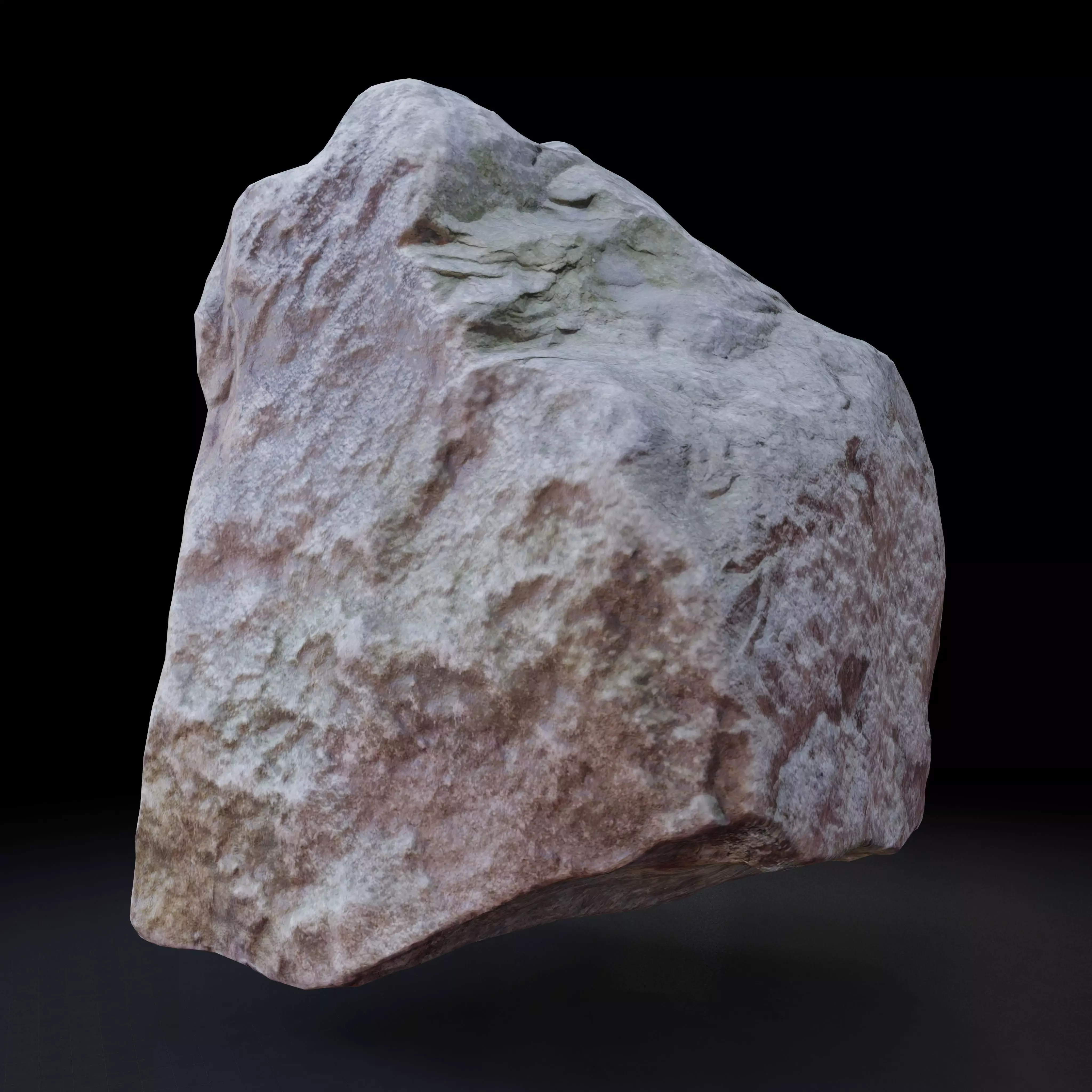 Rock 3D model - Photoscanned PBR Textures - Low and High Low-poly 3D model_0