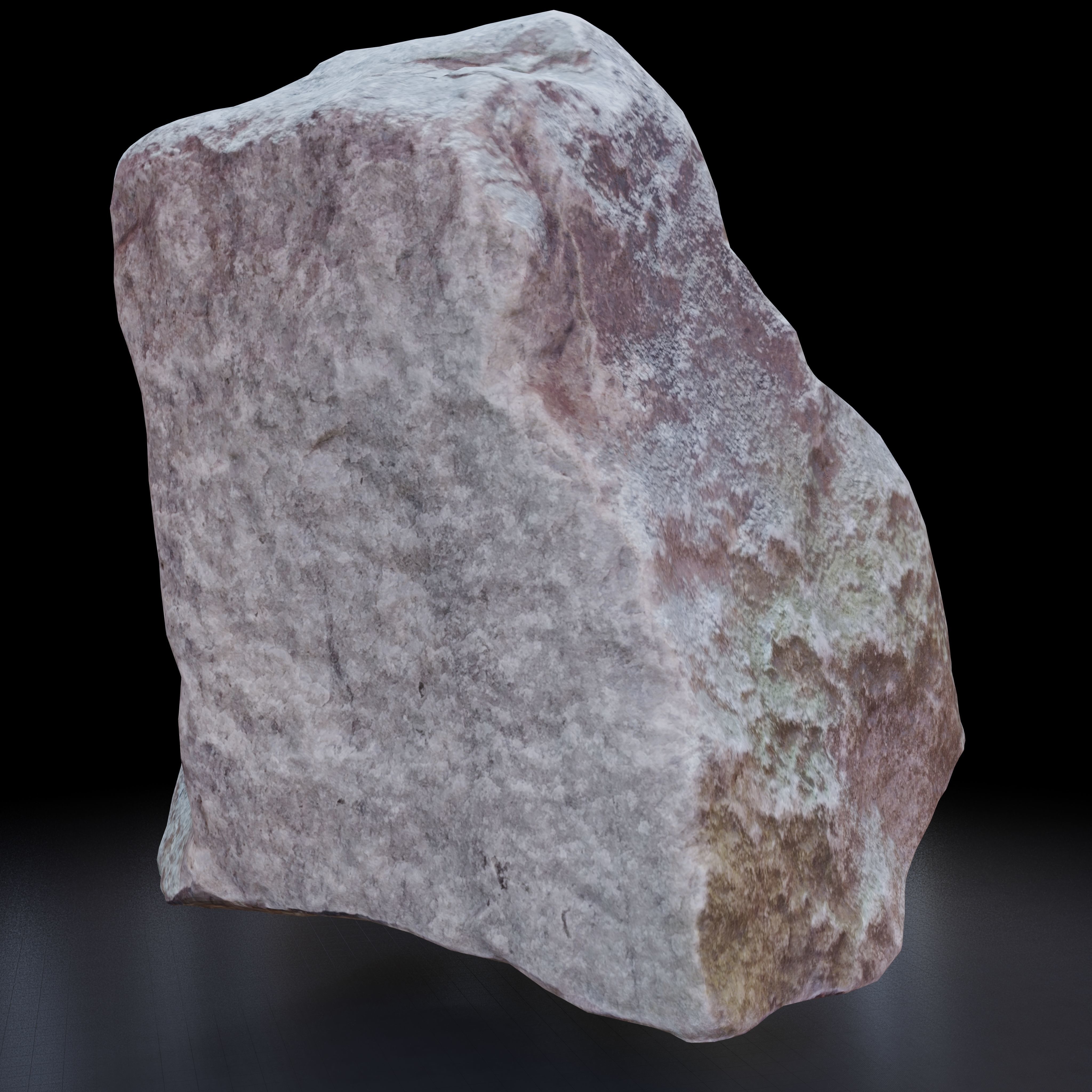 Rock 3D model - Photoscanned PBR Textures - Low and High Low-poly 3D model_4