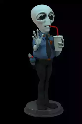 Area 51 guard 3D print model