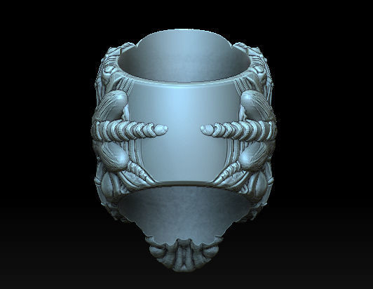 ALIEN RING DETAILED MODEL 3D 3D model_3