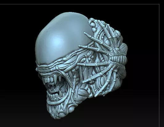 ALIEN RING DETAILED MODEL 3D 3D model_0