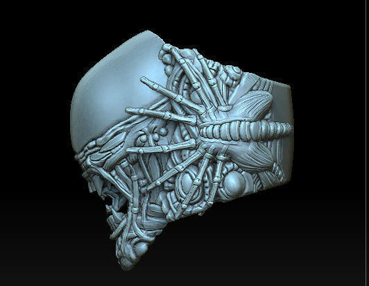 ALIEN RING DETAILED MODEL 3D 3D model_2