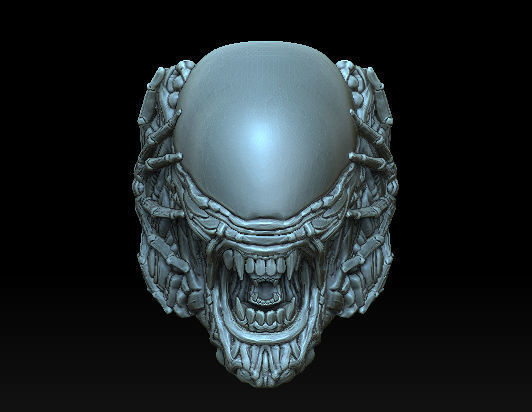 ALIEN RING DETAILED MODEL 3D 3D model_1