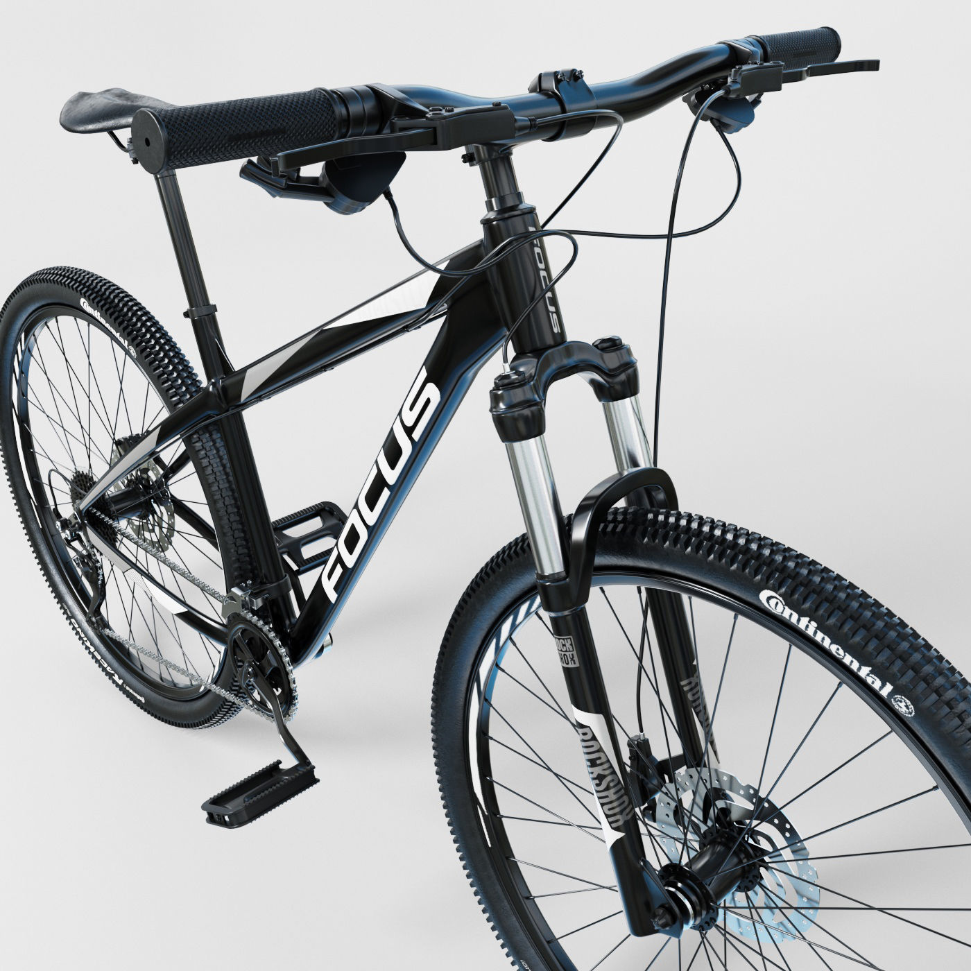 Bike Focus Whistler Lite 2018 3D 3D model_3