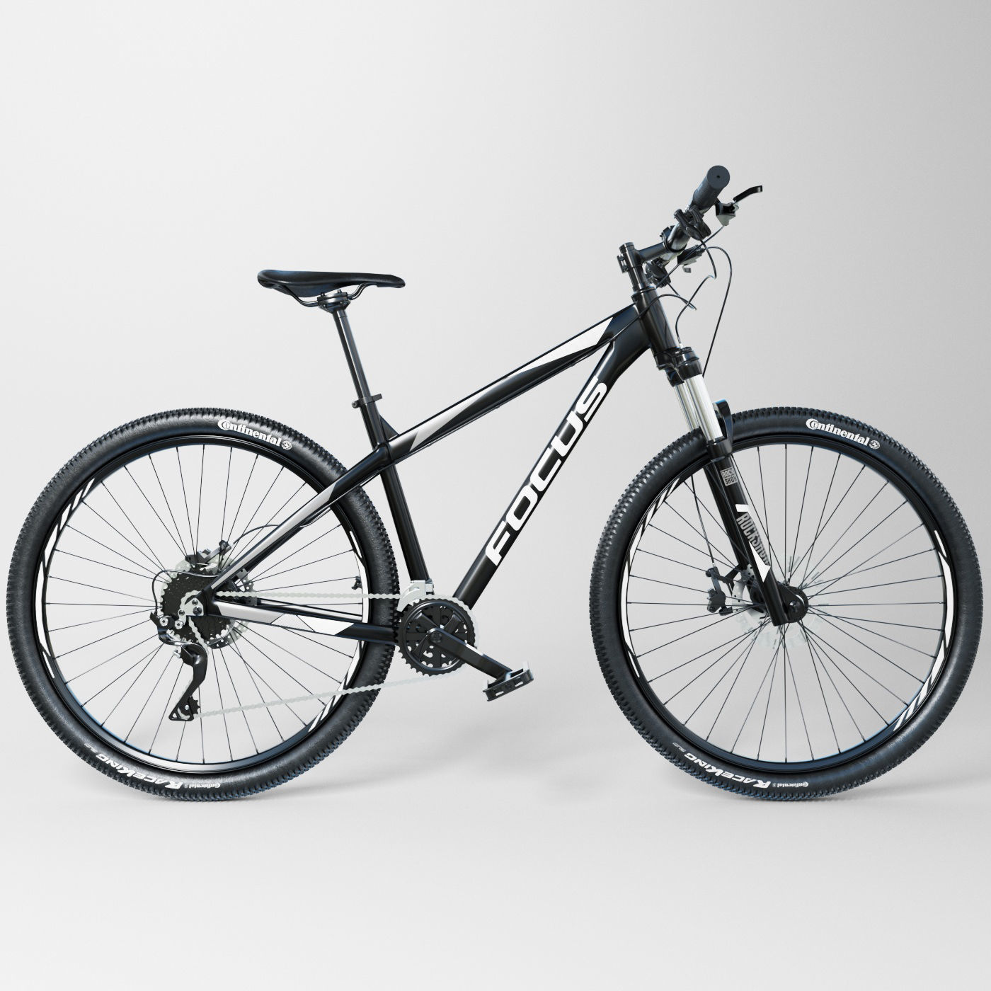Bike Focus Whistler Lite 2018 3D 3D model_5