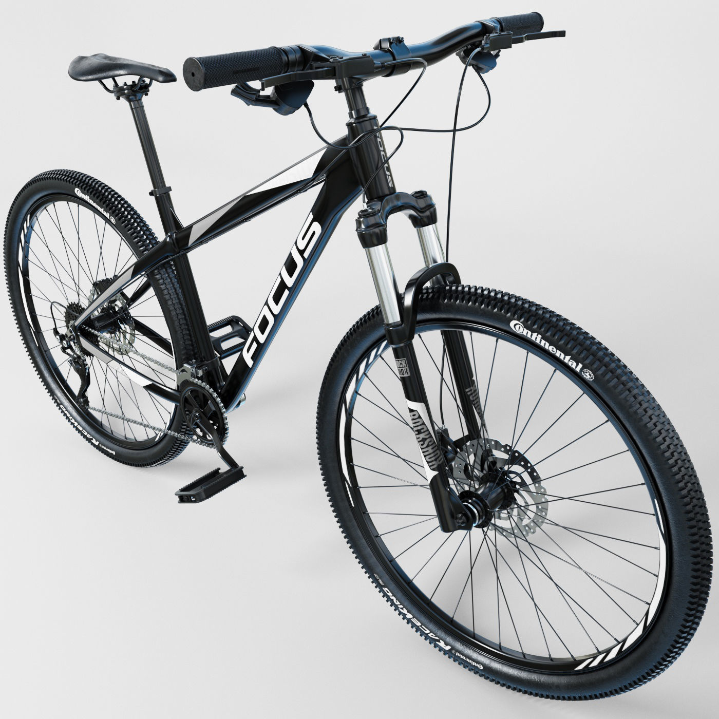 Bike Focus Whistler Lite 2018 3D 3D model_7