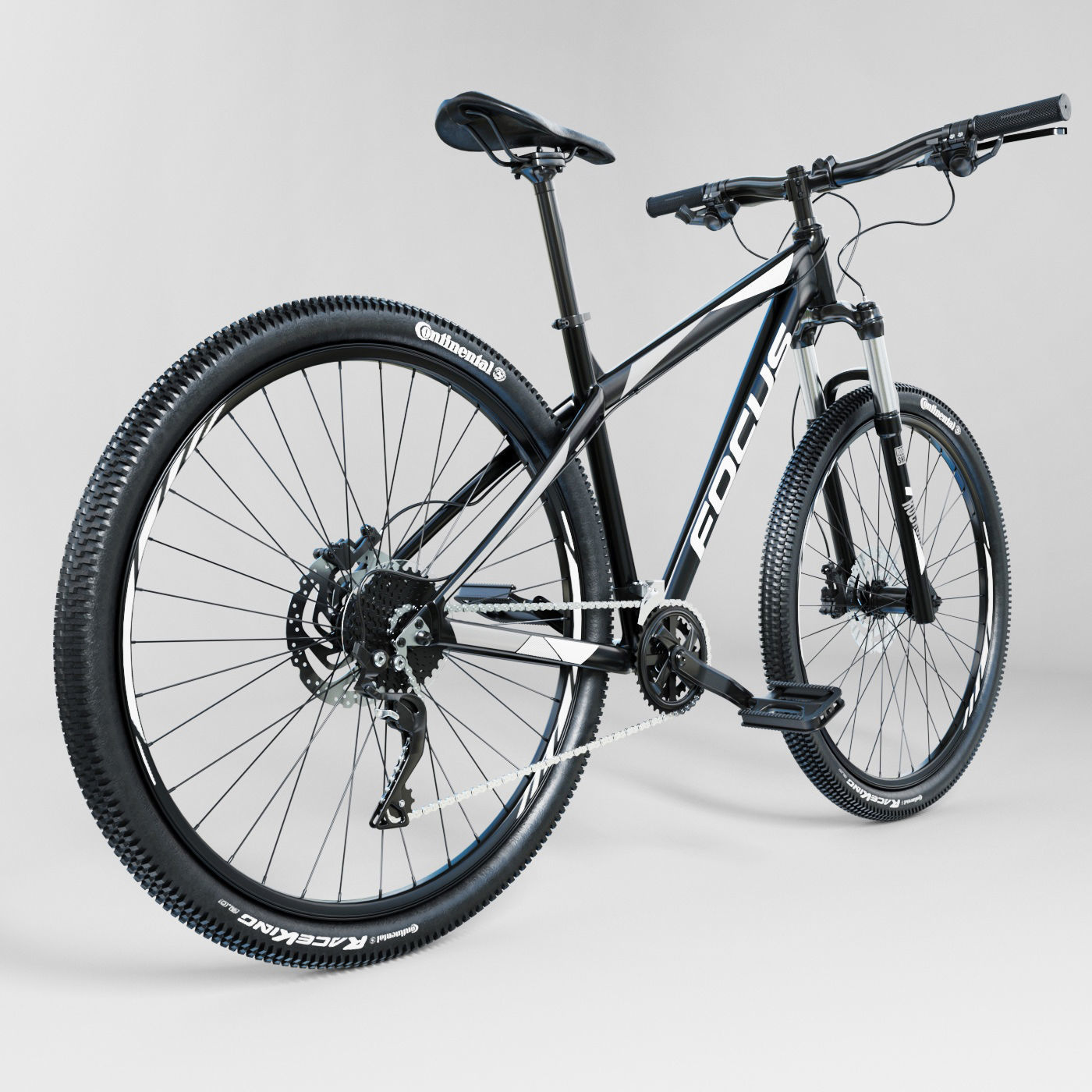 Bike Focus Whistler Lite 2018 3D 3D model_1