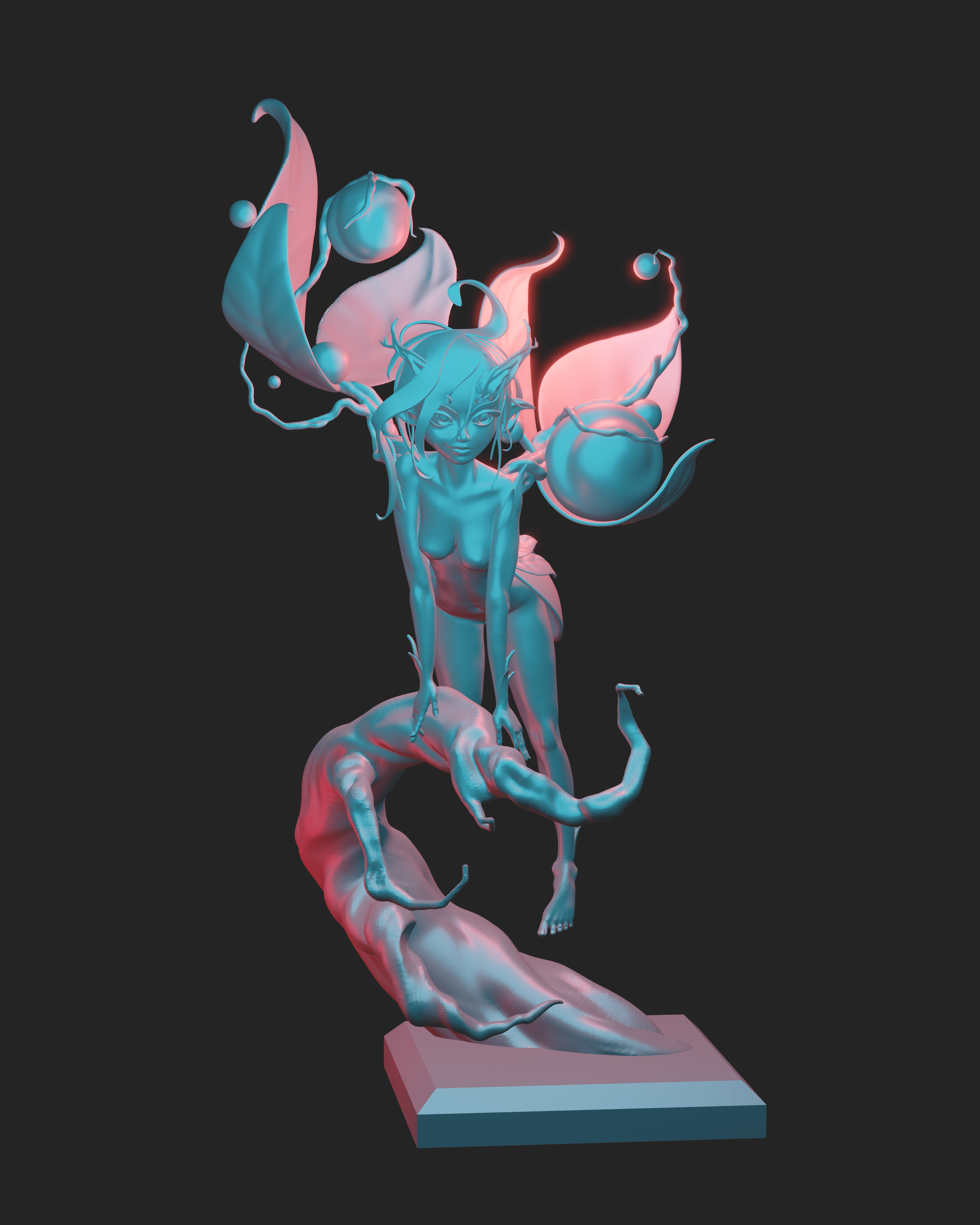 Fairy 3D print model_5