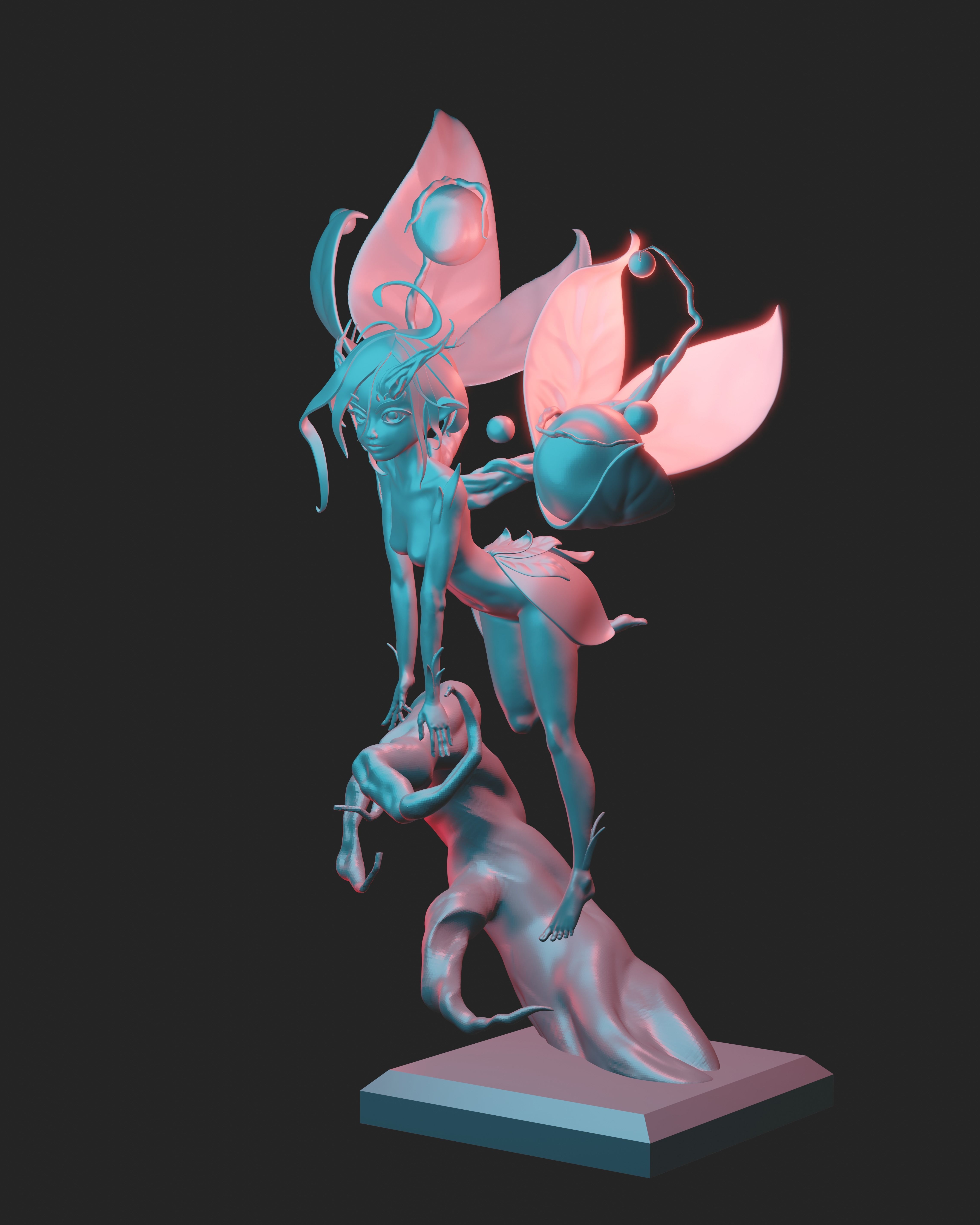 Fairy 3D print model_7