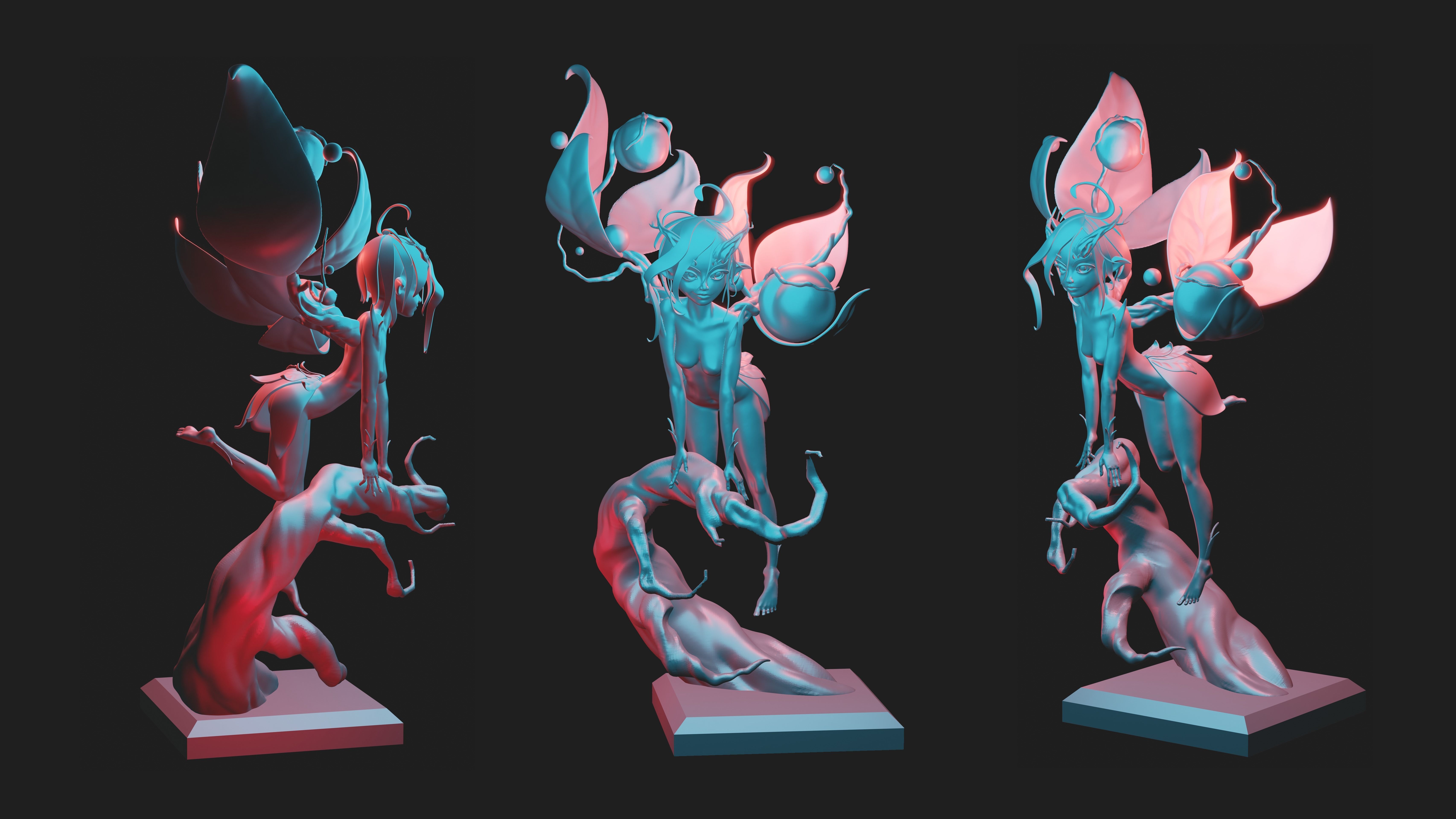 Fairy 3D print model_4