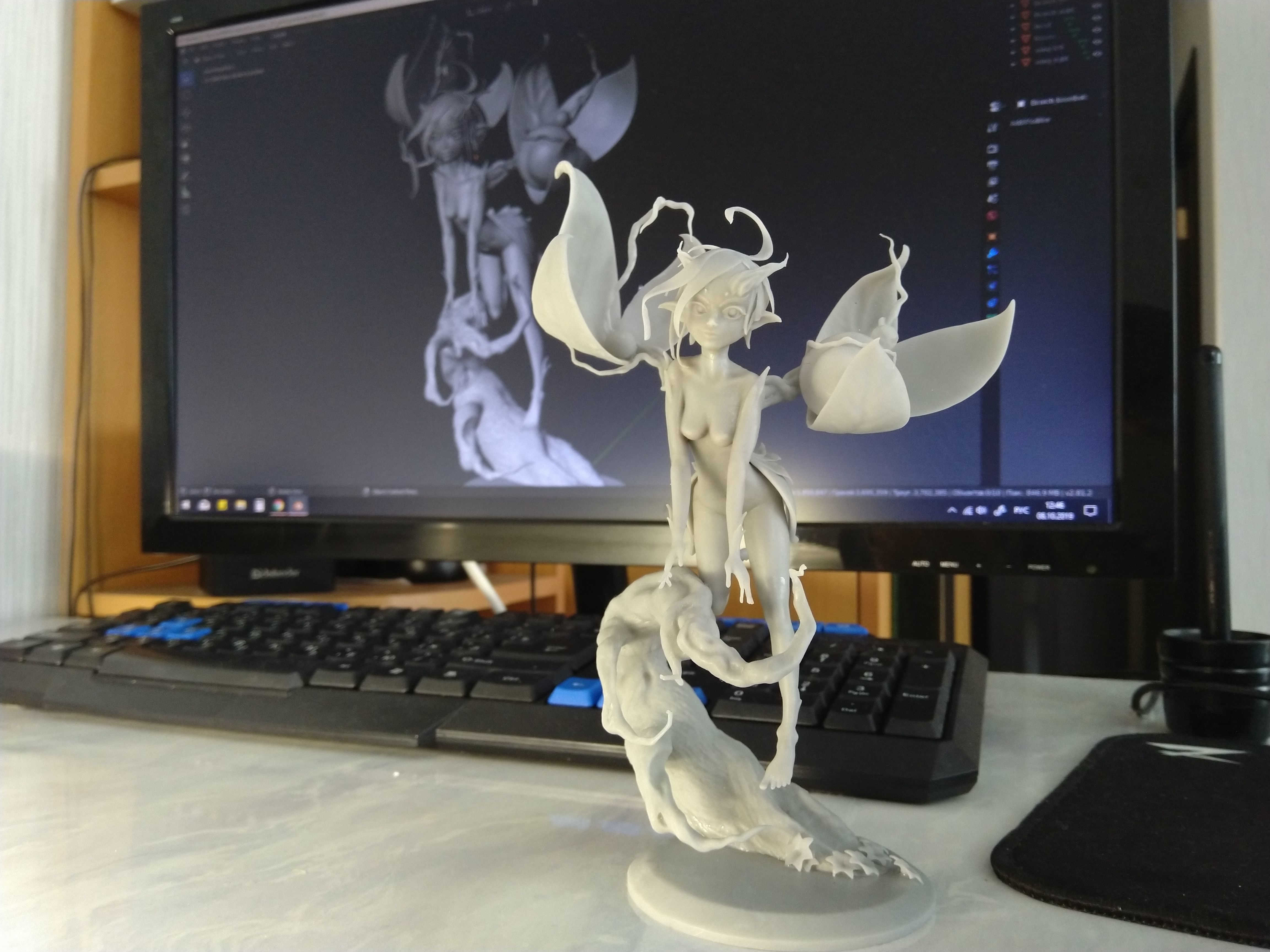 Fairy 3D print model_3