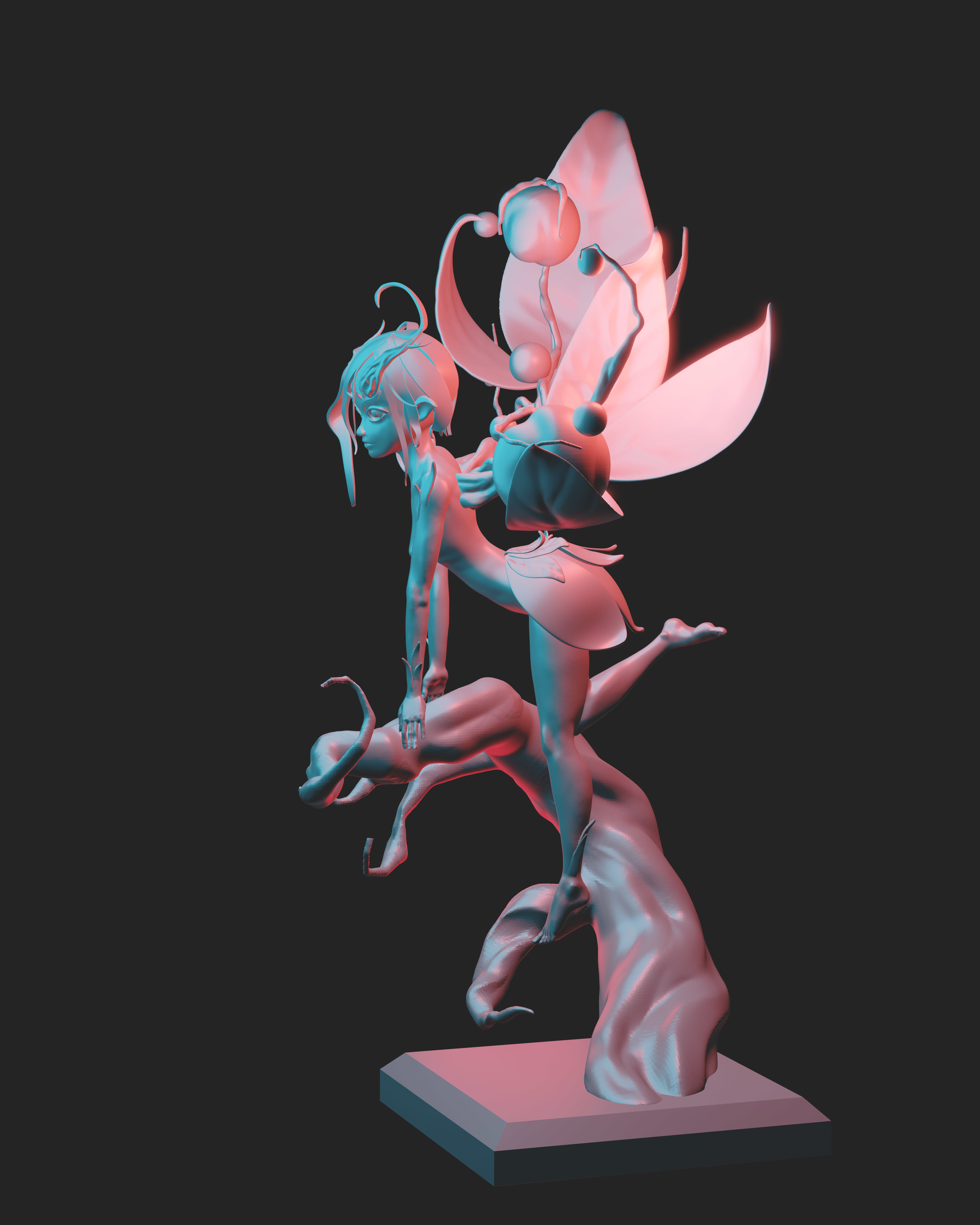 Fairy 3D print model_6