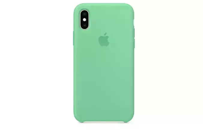 iphone XS Official original liquid silicone Spearmint case 3D print model