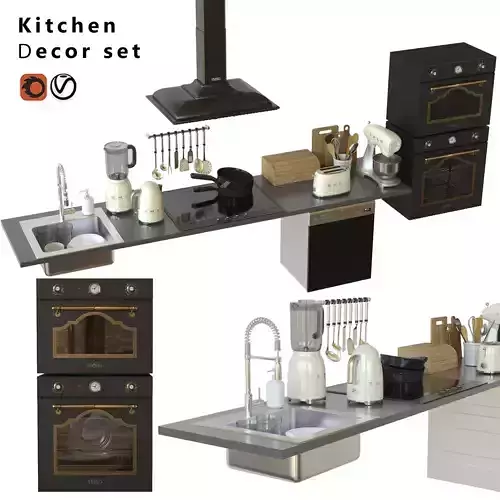 Kitchen decorative set