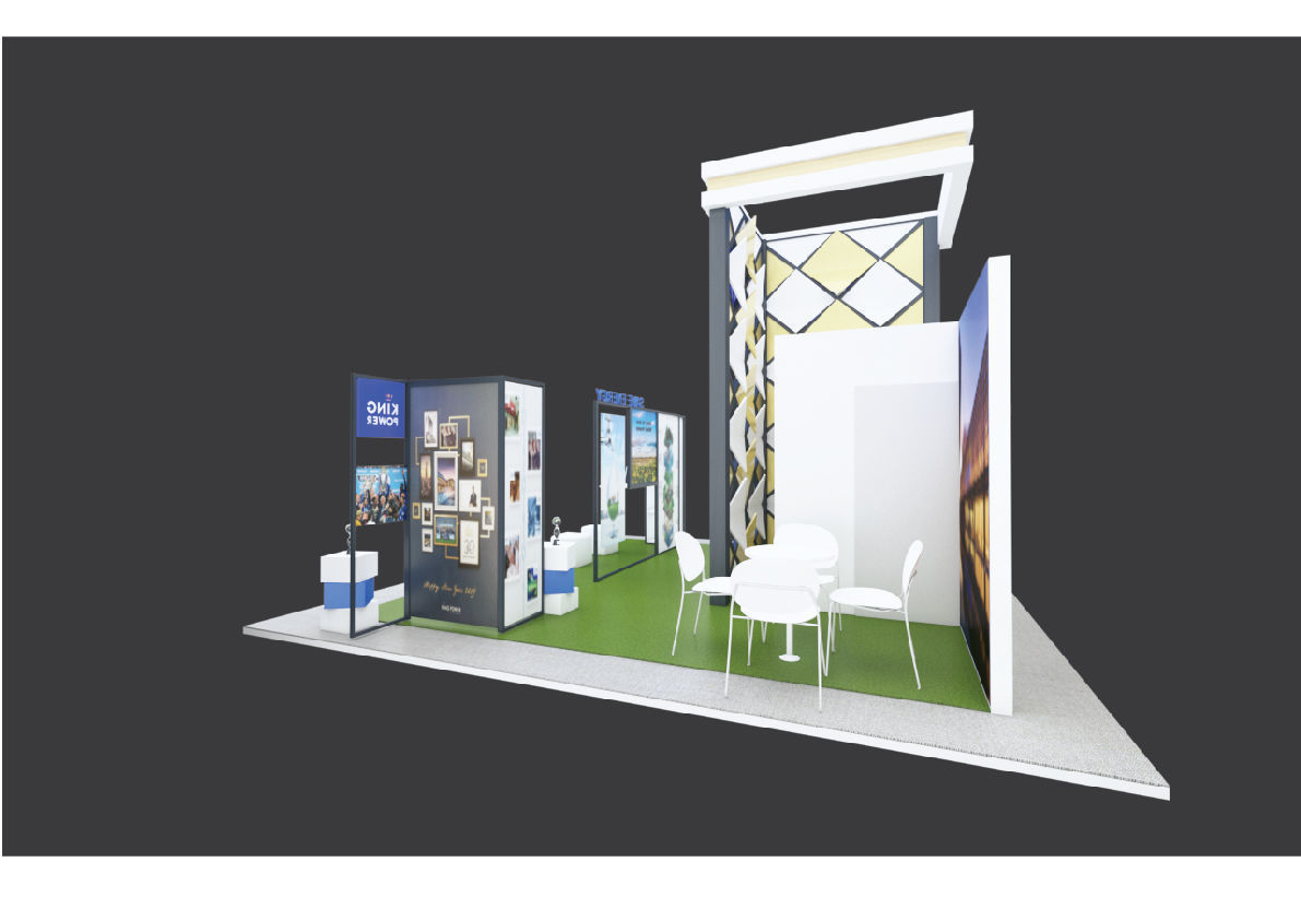 Kingpower Booth 3D model_4