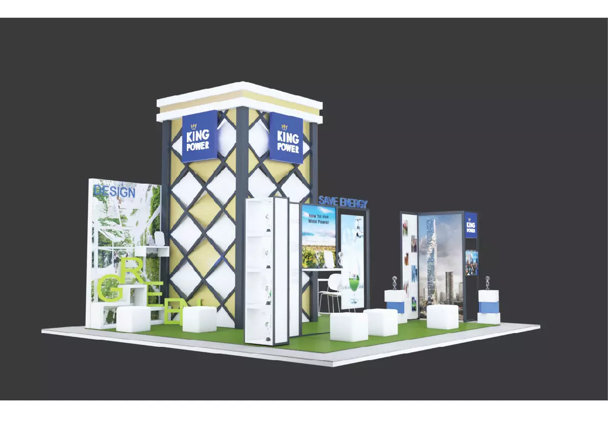 Kingpower Booth 3D model_0