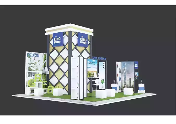 Kingpower Booth 3D model