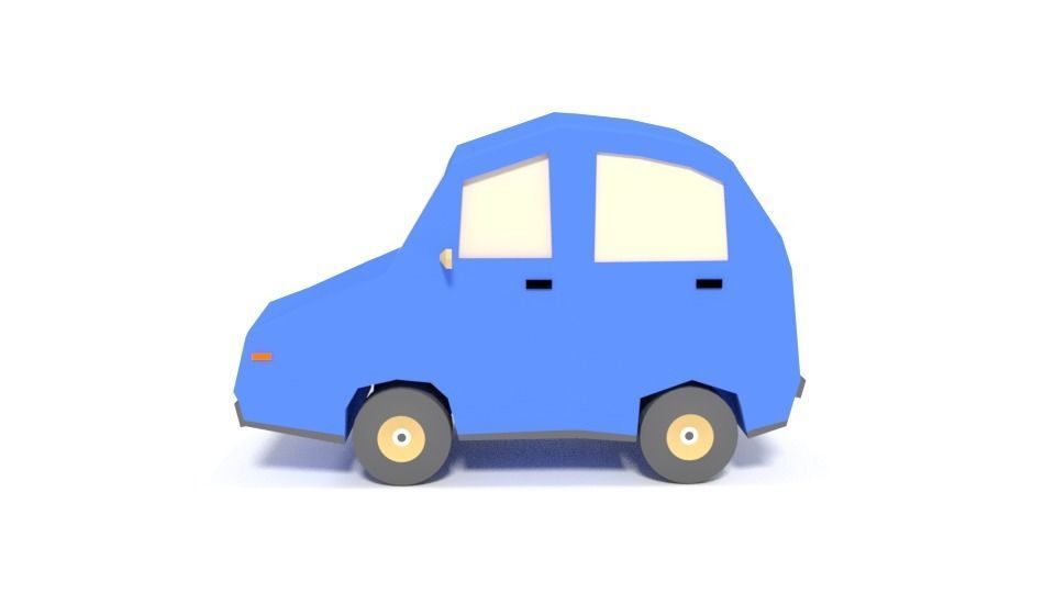 Low Poly Cartoon City Cars Collection _3