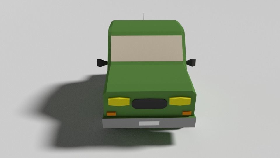 Low Poly Cartoon City Cars Collection _19
