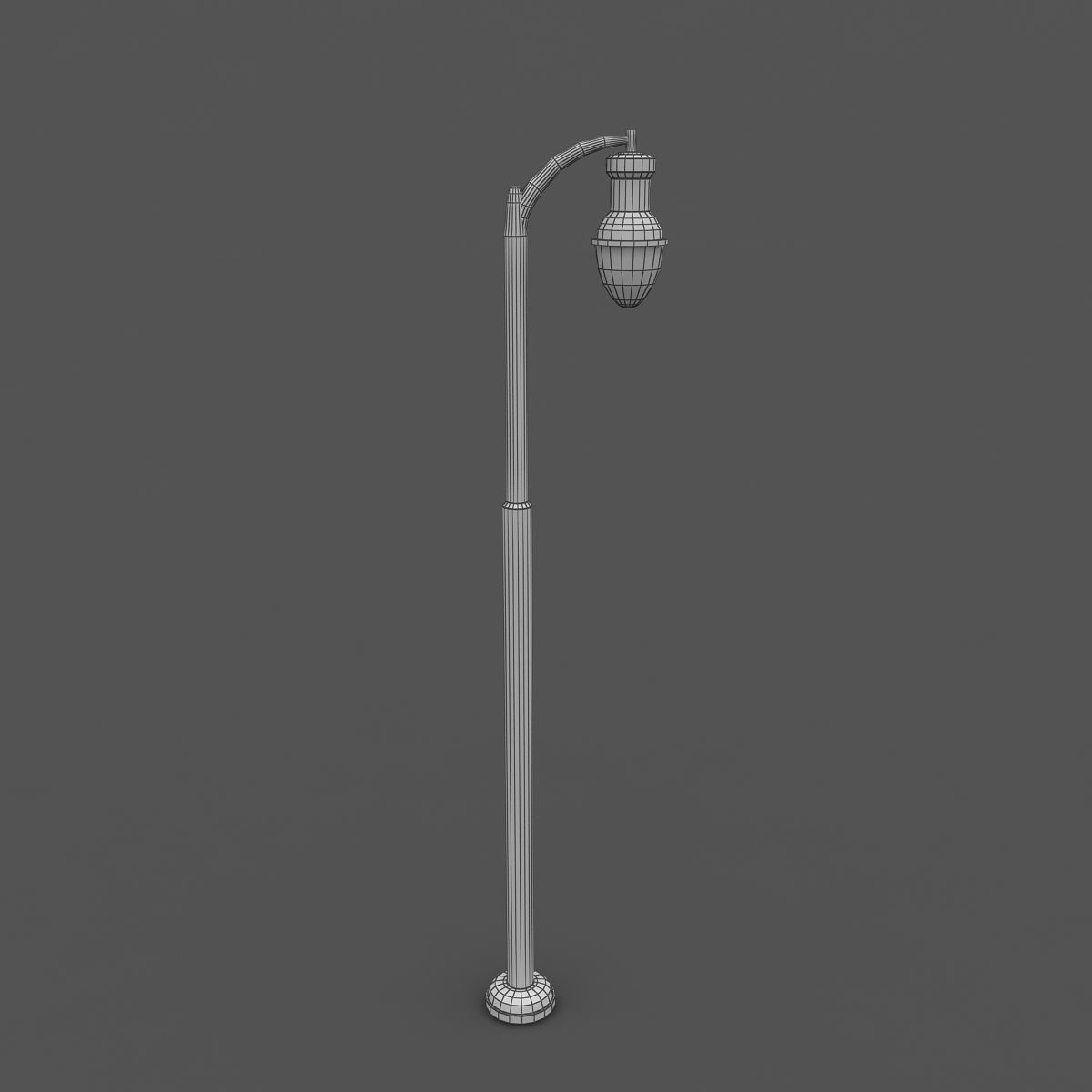 streetlight street lamp 3D model_4