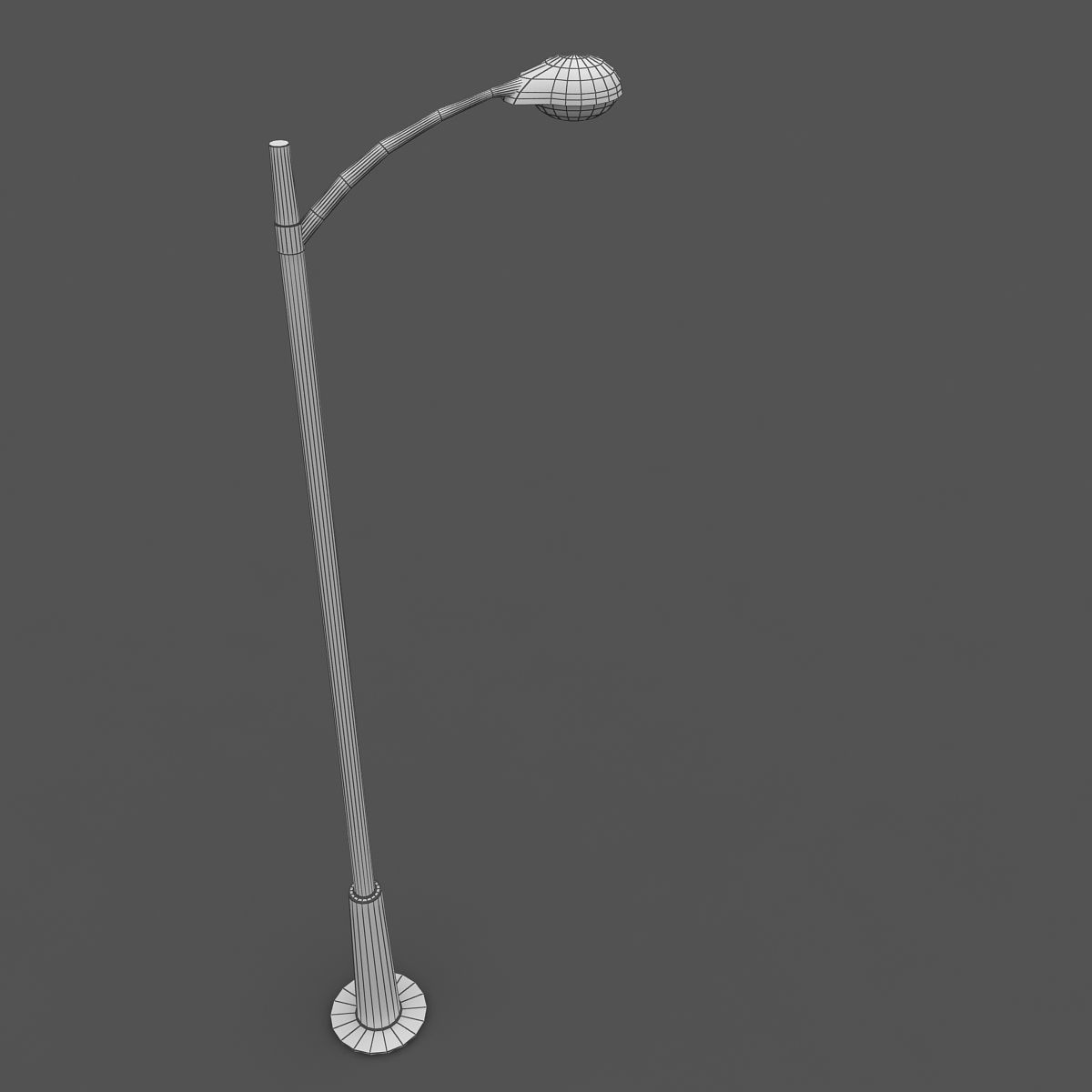 Streetlight street lamp 3D model_3