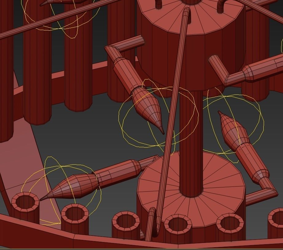 Brushed Nickel Crystal Orb 3D model_3