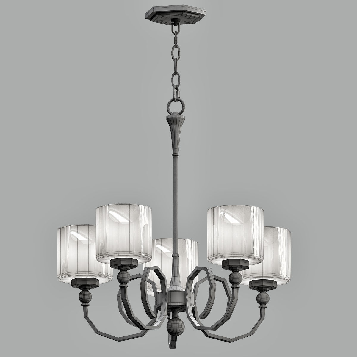Ovanda Chandelier 3D model_1