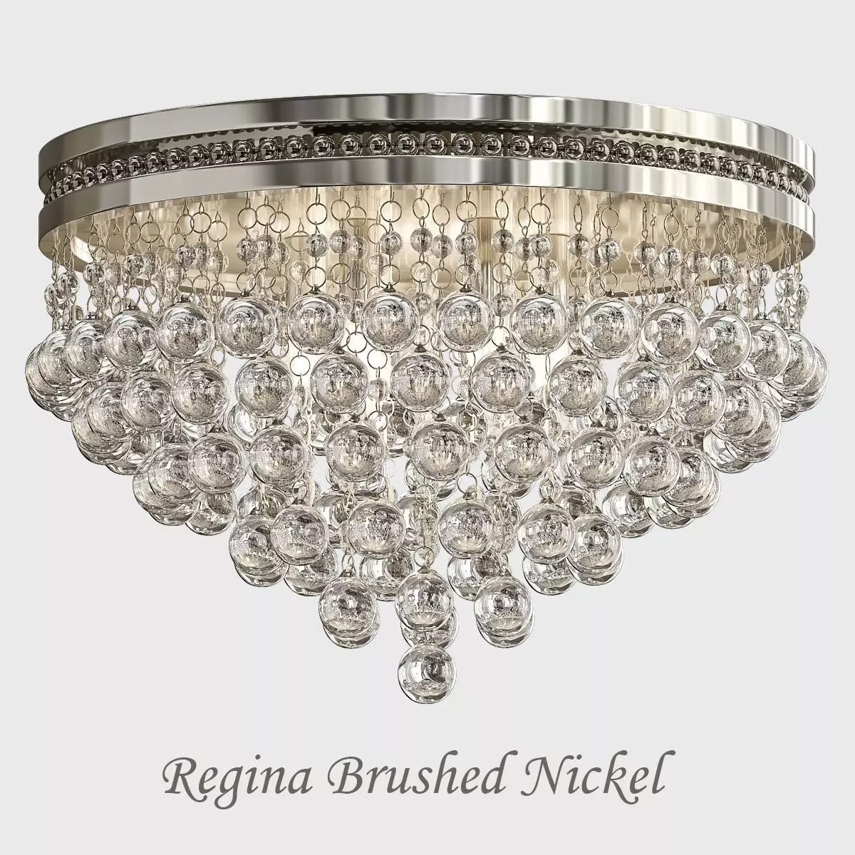 Regina Brushed Nickel 3D model_0