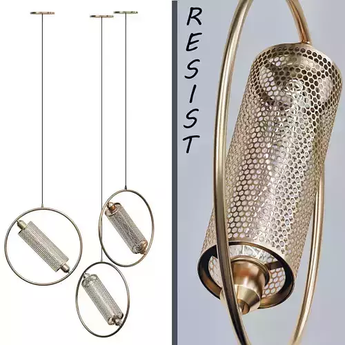 Resist pendant lamp