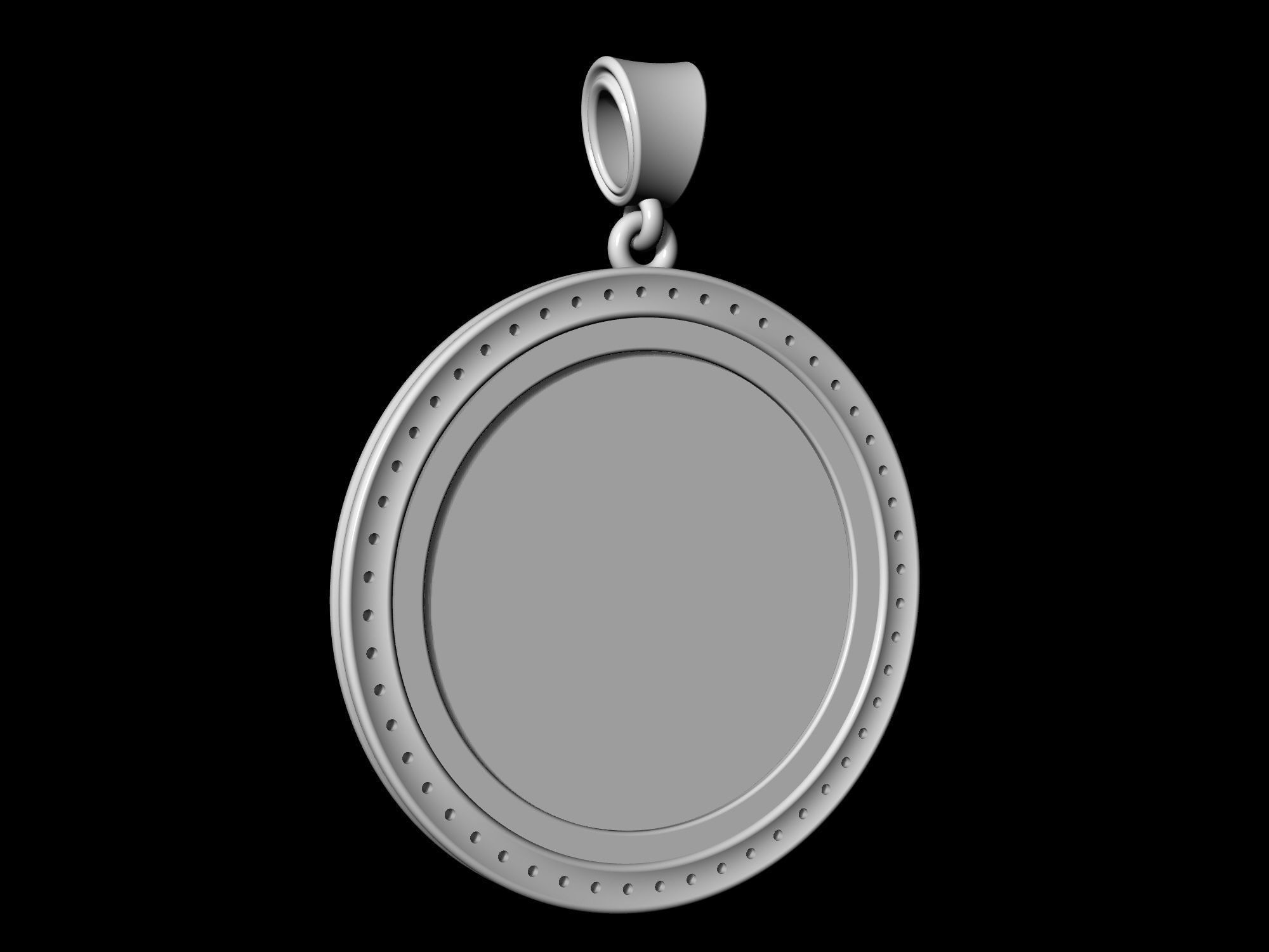 The loving doves pendant  3D print model_11