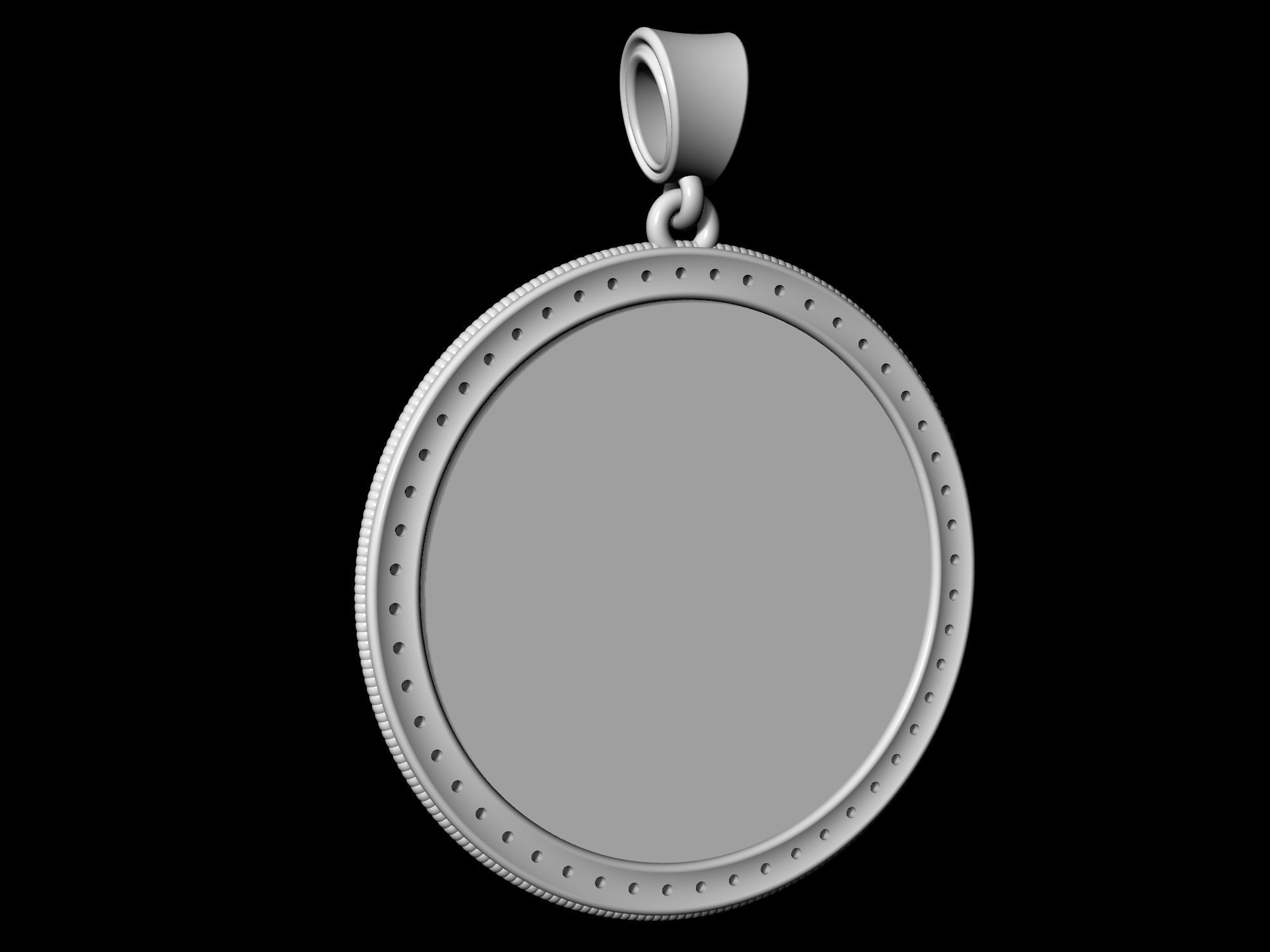 The loving doves pendant  3D print model_13