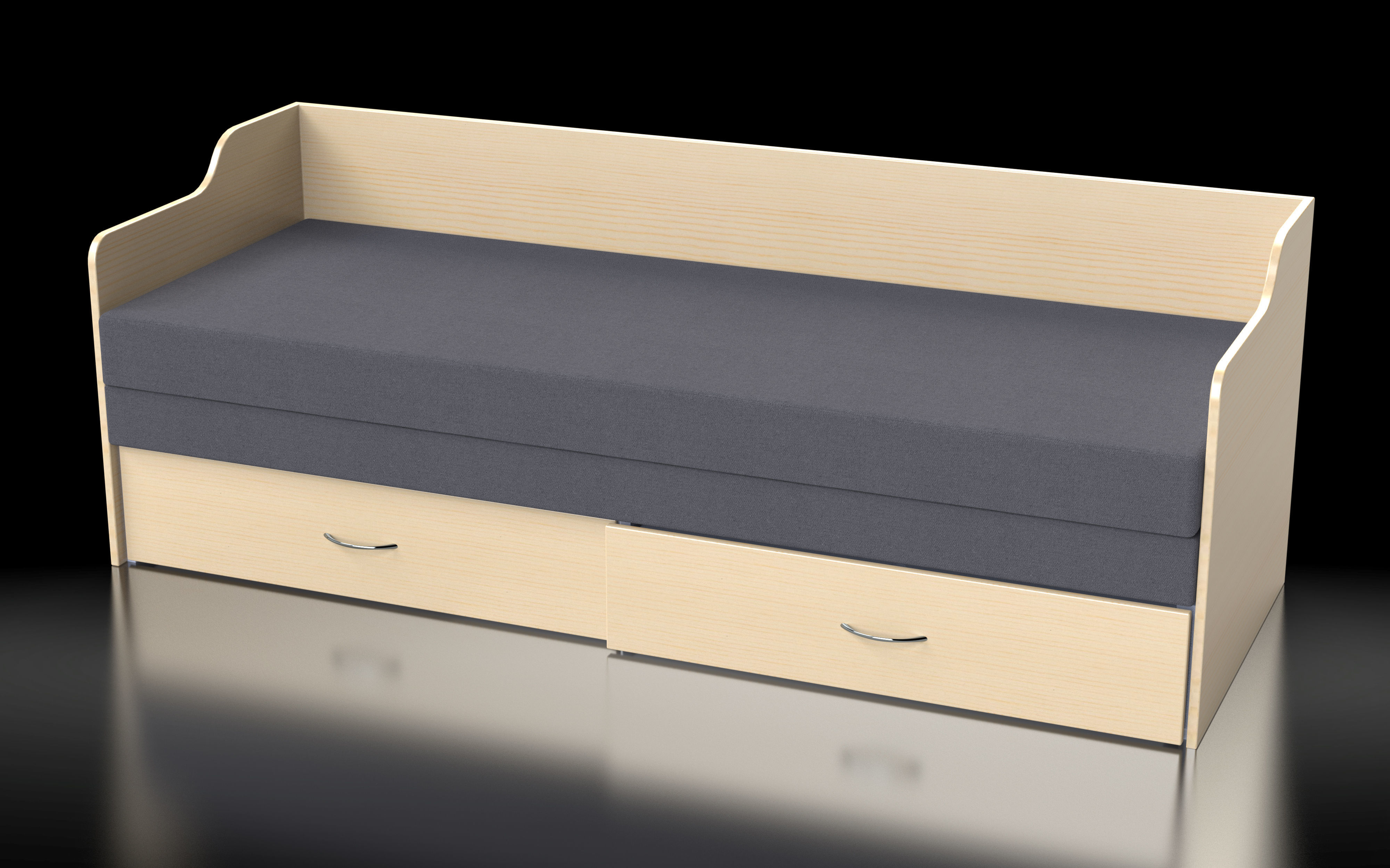 The new concept of bed 3D model_1