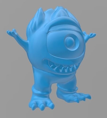 cute monster remix 3D print model