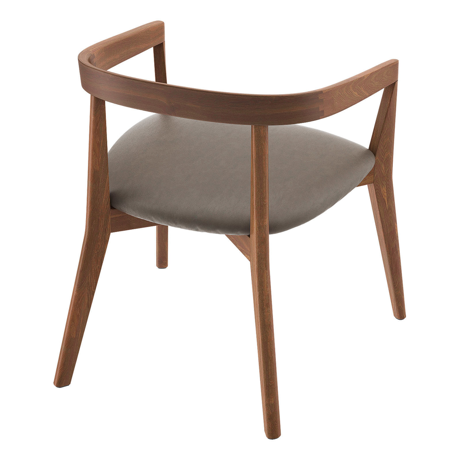 CULLEN Shiitake Round Back Dining Chair 3D model_10