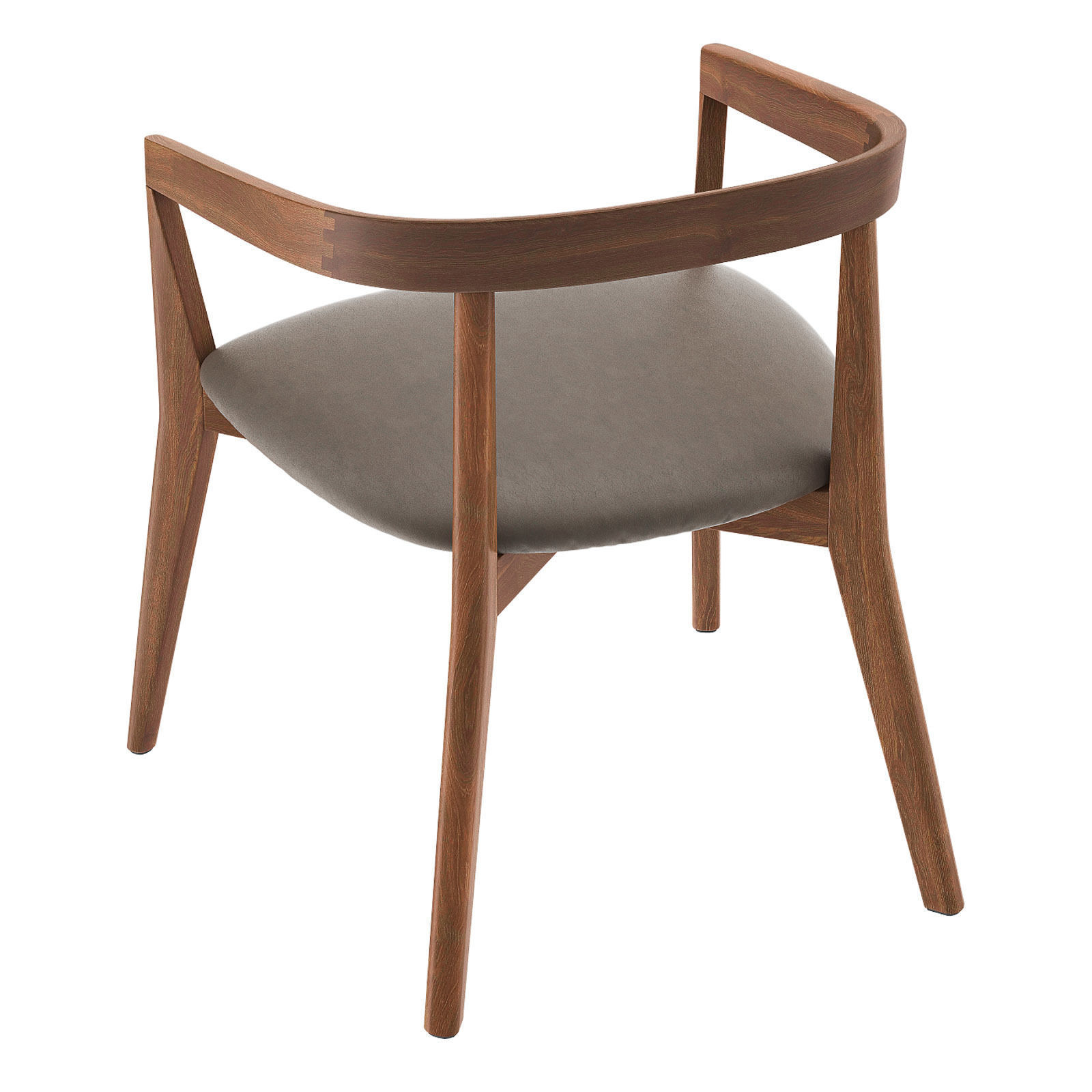 CULLEN Shiitake Round Back Dining Chair 3D model_9