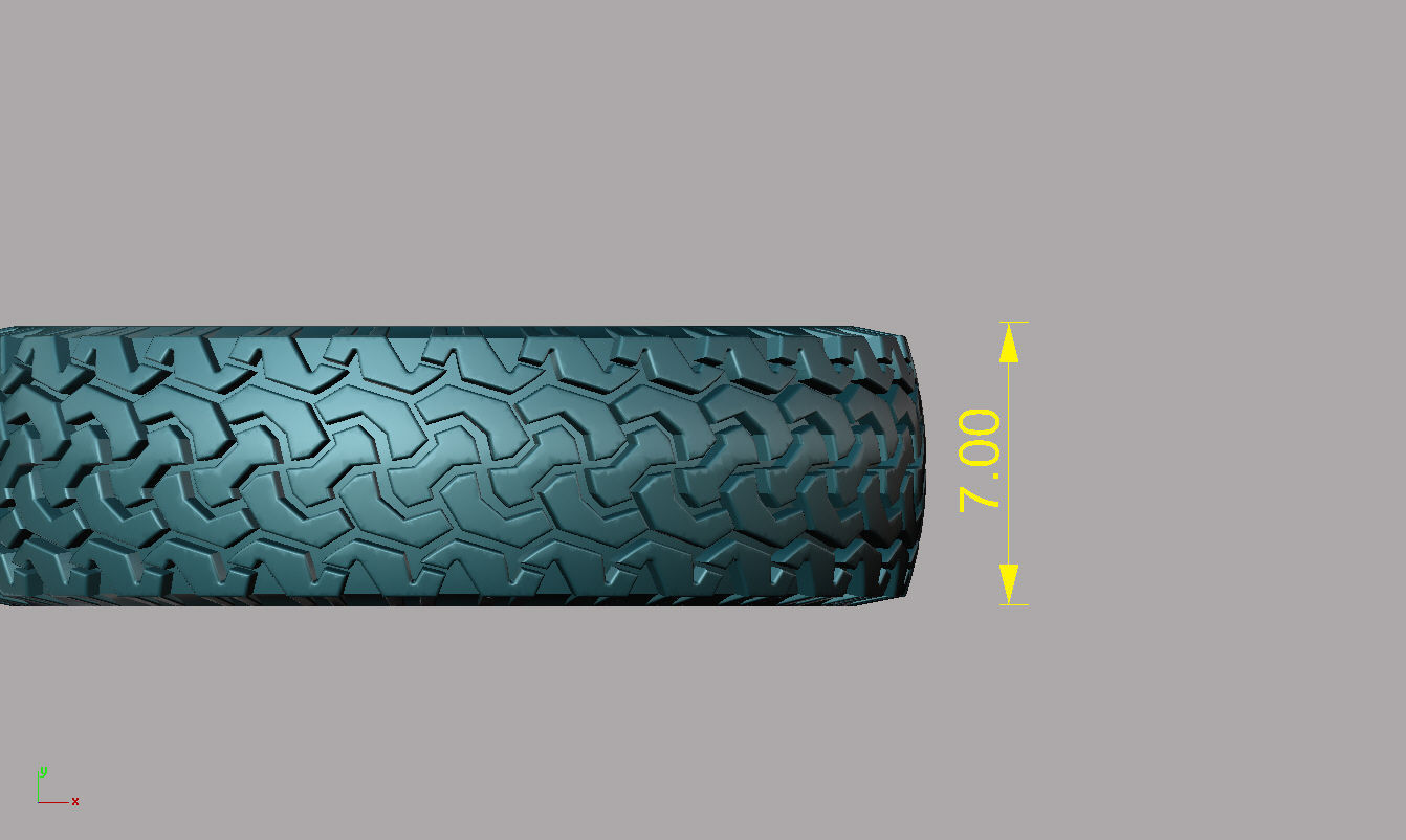 ring tire 2 3D print model_5