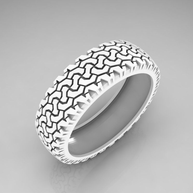 ring tire 2 3D print model_1