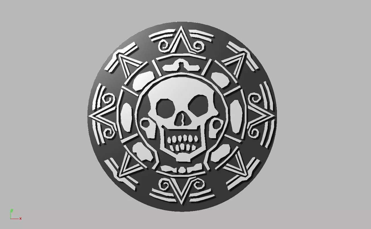 Pendants coin Free 3D print model